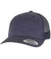 F6606 6606 Flexfit Retro Trucker Cap Heather Navy colour image